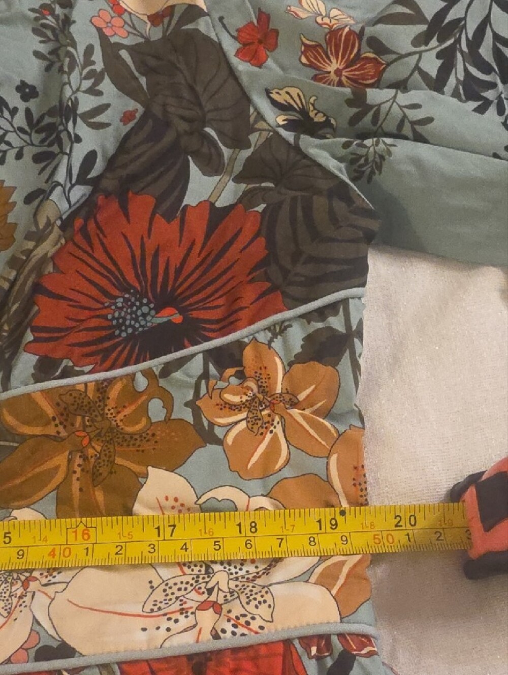FARM Rio Beauty Bouquet Sky Blue Floral Embroidered Mini Dress Cotton Size XL - Picture 16 of 16